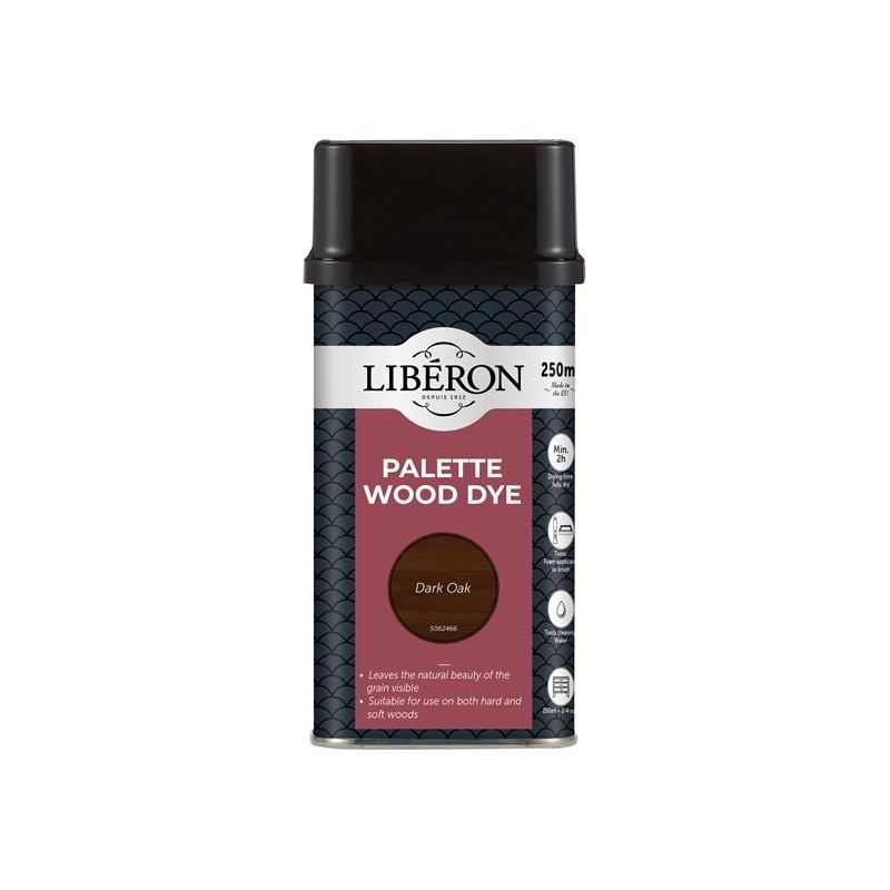 Liberon Palette Wood Dye Dark Oak 250ml Liberon - Dynamic Drive