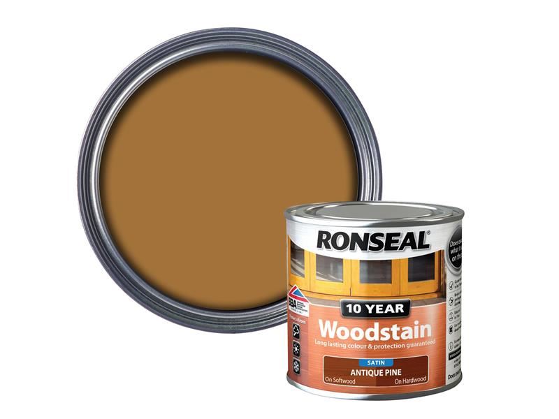 Ronseal 10 Year Woodstain Antique Pine 250ml Ronseal - Dynamic Drive