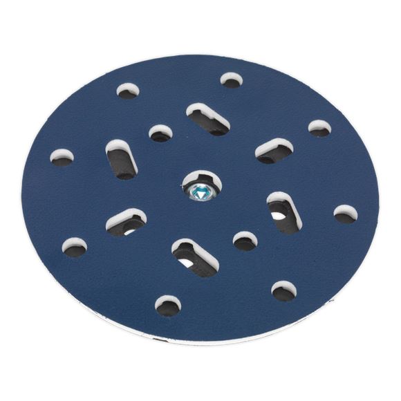Sealey Univ Dust-Free Stick-On DA Backing Pad 150mm x 5/16"UNF & M8 AK289 Sealey  - Dynamic Drive