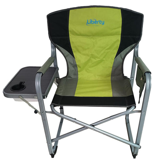 Liberty Lime Directors Chair with Side Table Camping Caravan Liberty - Dynamic Drive