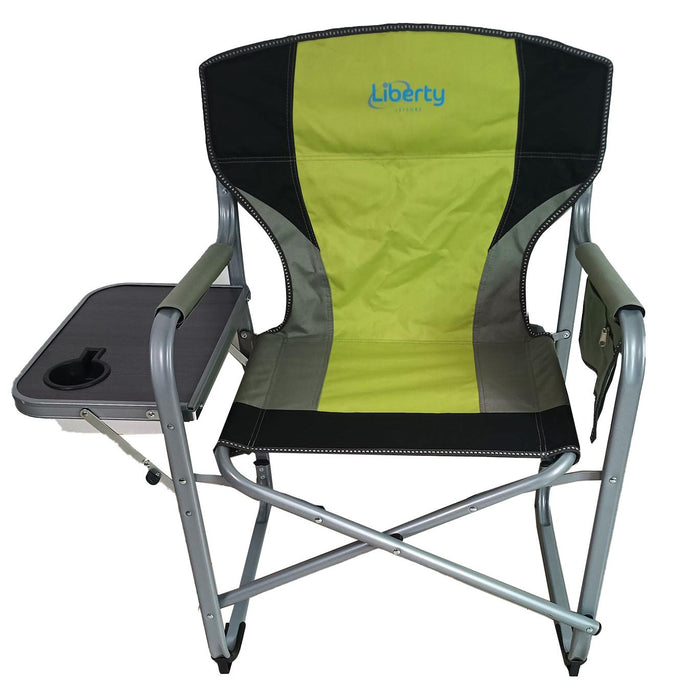 Liberty Lime Directors Chair with Side Table Camping Caravan Liberty - Dynamic Drive