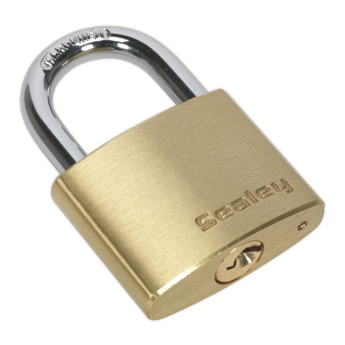 Sealey Brass Body Padlock 40mm PL101 Sealey - Dynamic Drive