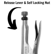 Teng Tools Flat Jaw Power Grip Plier 250mm Teng Tools - Dynamic Drive