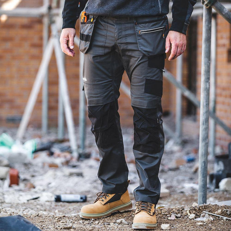 Scruffs Trade Flex Trousers Graphite 38S Scruffs - Dynamic Drive