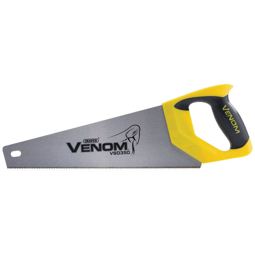 Draper Venom Second Fix Double Ground Tool Box Saw, 350mm, 11tpi/12ppi Draper - Dynamic Drive