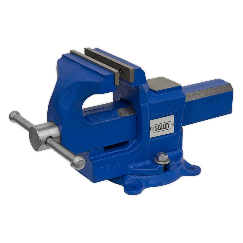 Sealey Vice 100mm Quick Action Swivel Base SG Iron QAVE100 Sealey - Dynamic Drive