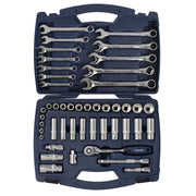 Sealey Socket & Spanner Set 46pc 3/8"Sq Drive WallDrive Metric AK8996 Sealey - Dynamic Drive