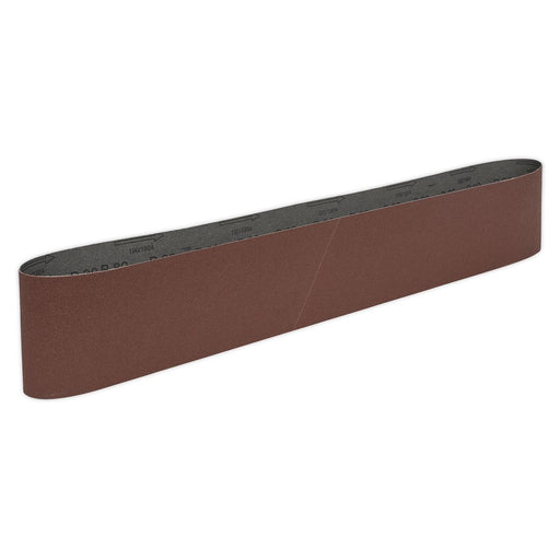 Sealey Sanding Belt 100 x 1220mm 80Grit SB0012 Sealey - Dynamic Drive