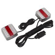 Sealey Rear Lighting Set Magnetic LED 12V TB18LEDMAG Sealey - Dynamic Drive