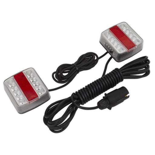Sealey Rear Lighting Set Magnetic LED 12V TB18LEDMAG Sealey - Dynamic Drive