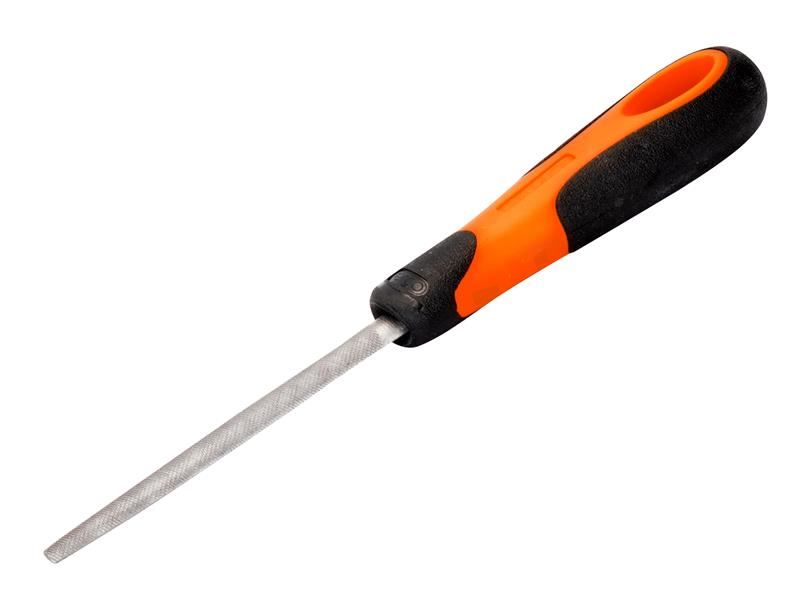 Bahco 1-210-08-1-2 ERGO™ Handled Half-Round Bastard Cut File 200mm (8in) Bahco - Dynamic Drive