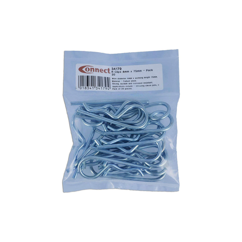 Connect R Clips 4mm x 75mm 20pc 34179 Tool Connection - Dynamic Drive