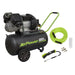 Sealey 50L V-Twin Direct Drive Air Compressor 3hp with Air Accessory Kit Sealey - Dynamic Drive