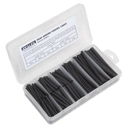 Sealey Heat Shrink Tubing Assortment 180pc 50 & 100mm Black HST501B Sealey - Dynamic Drive