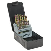 Sealey HSS Drill Bit Set 25pc Edge Ground Metric DIN 338 S0938 Sealey - Dynamic Drive