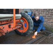 Silverline Folding Steel Wheel Chocks Pair Silverline - Dynamic Drive