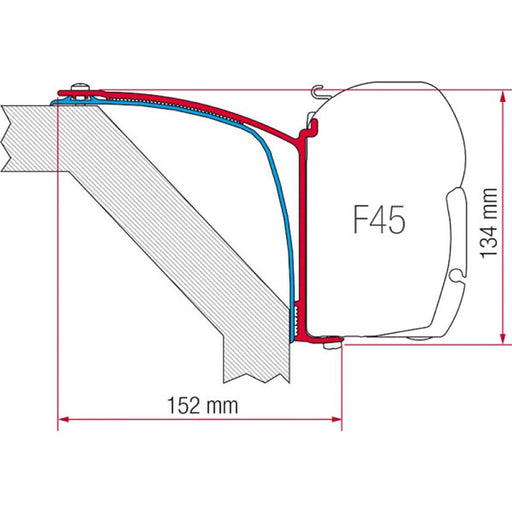 Fiamma Kit for Laika Rexoslne Ecovip 07 RVs Fiamma - Dynamic Drive
