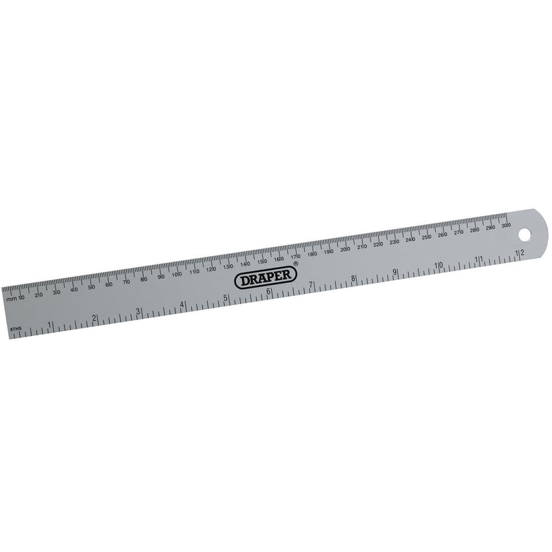 Draper Aluminium Rule, 300mm/12" 52191 Draper - Dynamic Drive