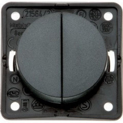 Double Switch Anthracite (21232A) Convenient Double Switch for Your Caravan W4 - Dynamic Drive