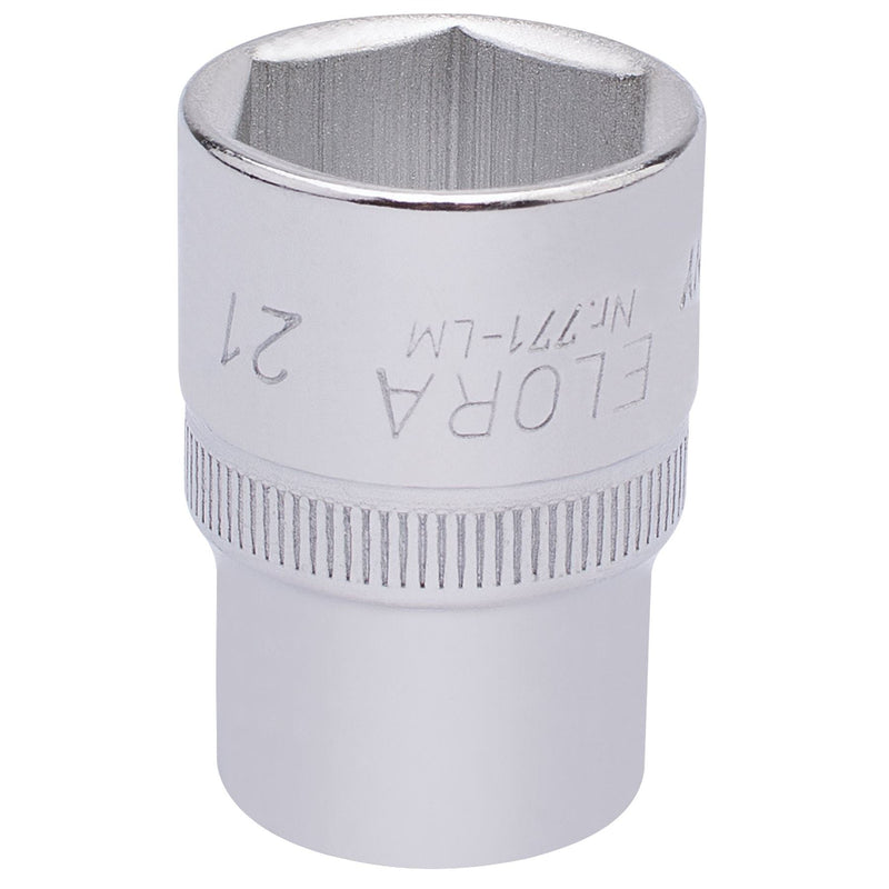 Draper Elora Hexagon Socket, 1/2" Sq. Dr., 21mm 15310 Draper - Dynamic Drive