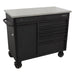 Sealey Mobile Tool Cabinet 1120mm with Power Tool Charging Drawer AP4206BE Sealey - Dynamic Drive