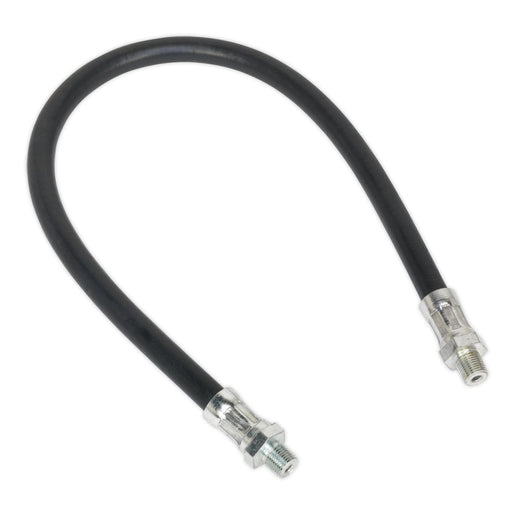 Sealey Rubber Delivery Hose Flexible 450mm 1/8"BSP GGH450 Sealey - Dynamic Drive