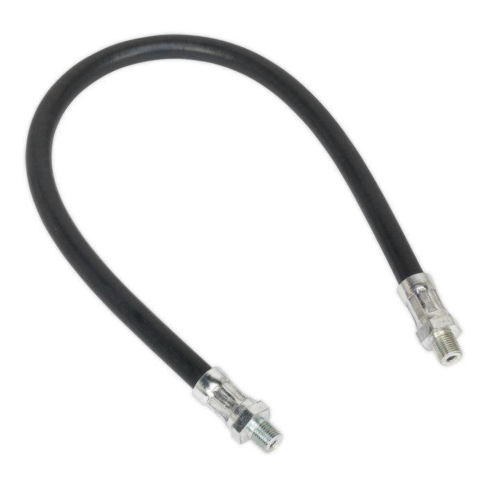 Sealey Rubber Delivery Hose Flexible 450mm 1/8"BSP GGH450 Sealey - Dynamic Drive