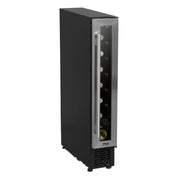 Baridi Extra-Slim 7 Bottle Wine Fridge & Cooler 15cm - Stainless Steel Baridi - Dynamic Drive