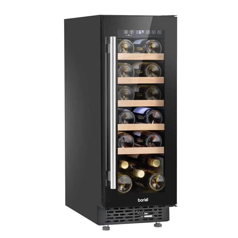 Baridi 20 Bottle Slim Wine Fridge & Cooler 30cm DH203 Baridi - Dynamic Drive