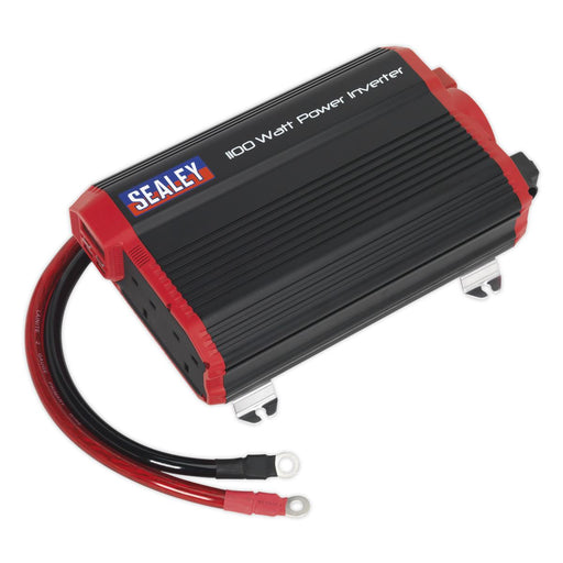 Sealey Power Inverter Modified Sine Wave 1100W 12V DC 230V ~ 50Hz PI1100 Sealey - Dynamic Drive