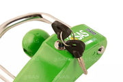 SAS Green Caravan Hitchlock Trailer Universal Hitch Coupling Tow Ball Lock High Security SAS - Dynamic Drive