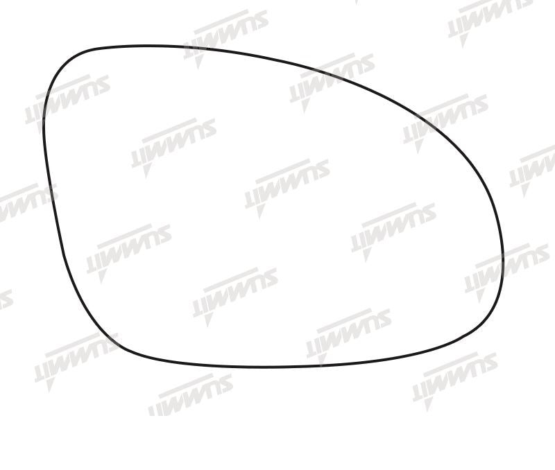 Summit Stick-On Aspheric Mirror Glass fits VW Golf Passat 05 on RHS Summit - Dynamic Drive
