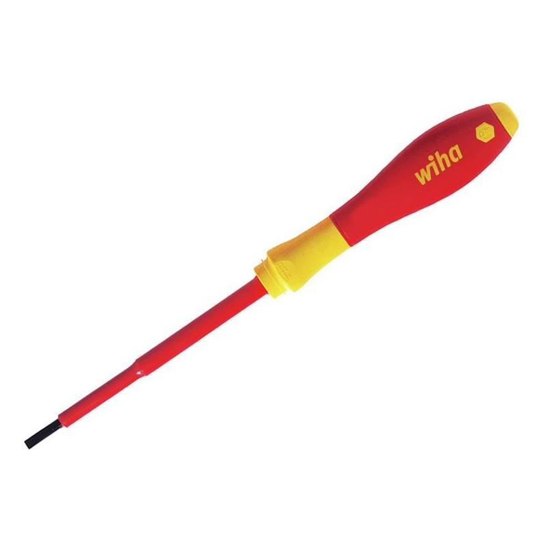 Wiha SoftFinish® electric slimFix Screwdriver Slotted 3.5 x 100mm Wiha - Dynamic Drive