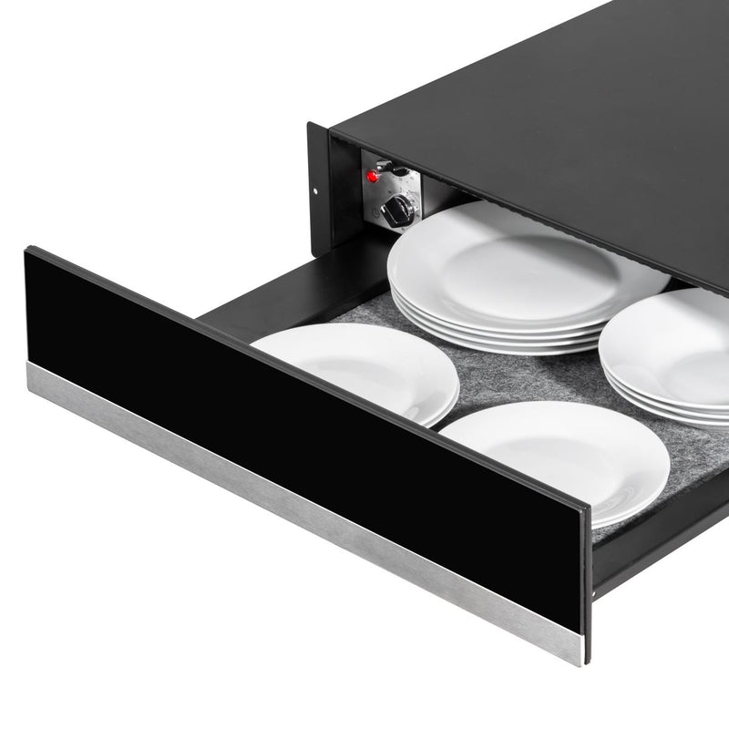 Baridi Integrated Warming Drawer 60cm - Black/Stainless Steel DH202 Baridi - Dynamic Drive