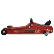 Sealey Low Profile Short Chassis Trolley Jack 2 Tonne - Red 1020LE Sealey - Dynamic Drive