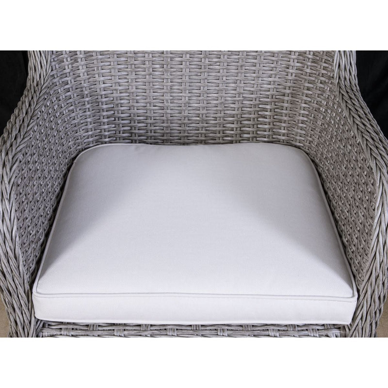 Dellonda Buxton Rattan Wicker Outdoor Chairs Set 2pc DG76 Dellonda - Dynamic Drive