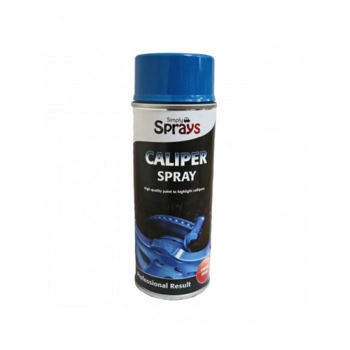 2 x Caliper Spray Blue Heat Resistant Aerosol Paint High Gloss Finish 400ml Simply  - Dynamic Drive
