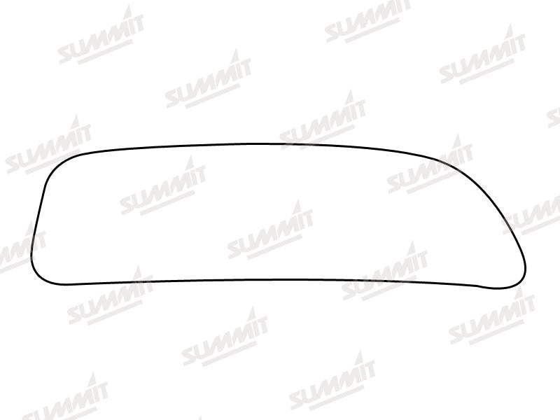 Summit Stick-On Commercial Lower Blind-Spot Mirror Glass fits Fiat Dobl?? LHS Summit - Dynamic Drive