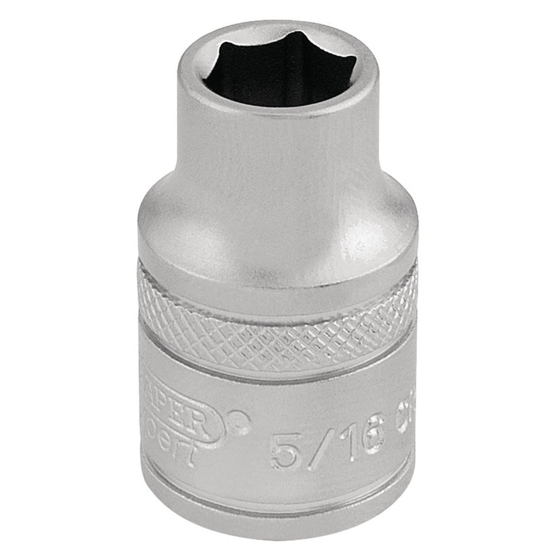 Draper 6 Point Imperial Socket, 3/8" Sq. Dr., 5/16" 16549 Draper - Dynamic Drive