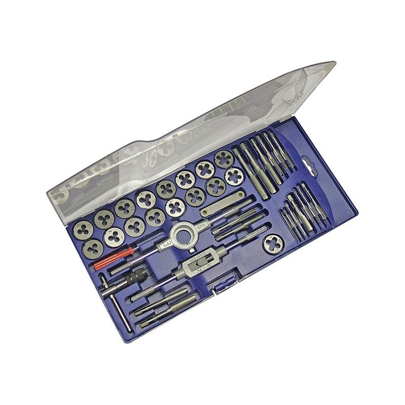 Faithfull Metric Tap & Die Set of 39 Carbon Steel Faithfull - Dynamic Drive