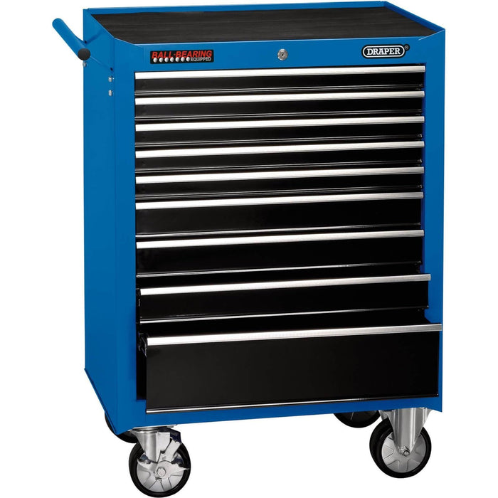 Draper Roller Tool Cabinet, 9 Drawer, 26", Blue 15110 Draper - Dynamic Drive