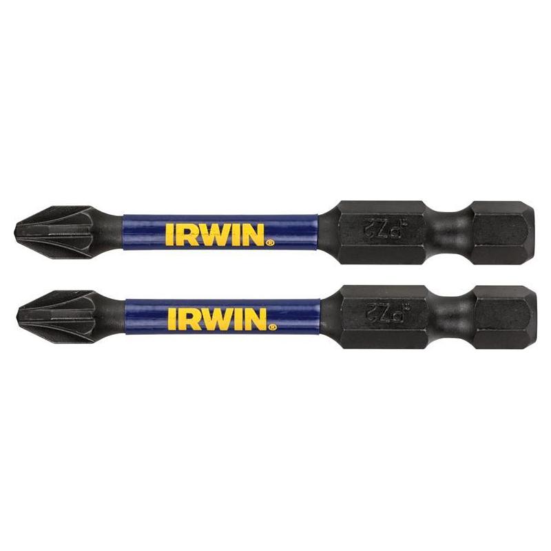 Irwin® Impact Pro Performance Screwdriver Bits PZ1 57mm (Pack 2) IRWIN® - Dynamic Drive