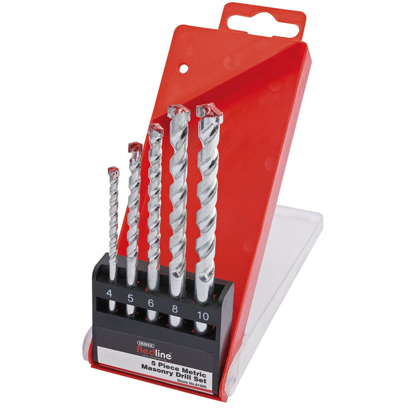 Draper Redline Metric Masonry Drill Set (5 Piece) 81005 Draper - Dynamic Drive