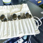 Travellife Altea Cutlery Set Stainless Steel Black 16 Pieces 1191070 Travellife - Dynamic Drive