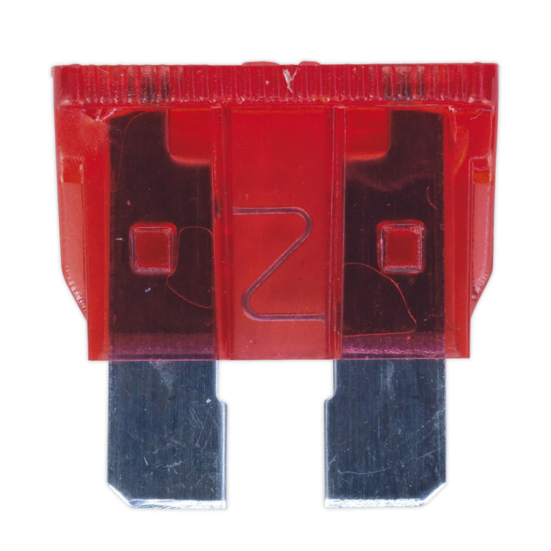 Sealey Automotive Standard Blade Fuse 10A Pack of 50 SBF1050 Sealey - Dynamic Drive