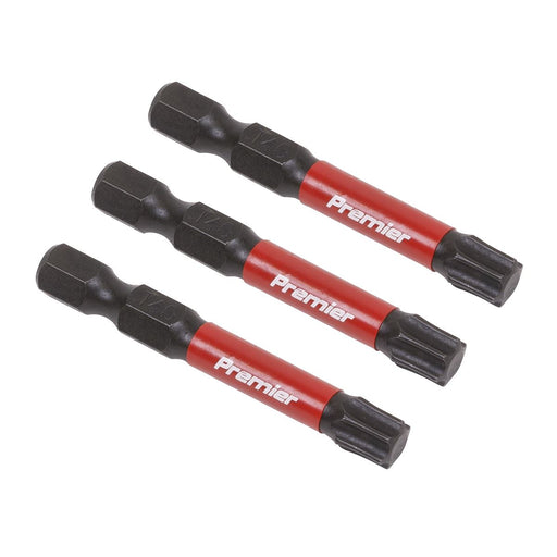 Sealey TRX-Star* T40 Impact Power Tool Bits 50mm 3pc AK8246 Sealey - Dynamic Drive
