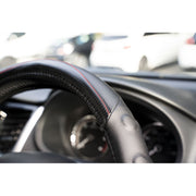 Universal Fit Steering Wheel Cover Soft Faux Leather Sakura  - Dynamic Drive