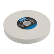 Draper Aluminium Oxide Bench Grinding Wheel, 200 x 25mm, 80G, White 04142 Draper - Dynamic Drive