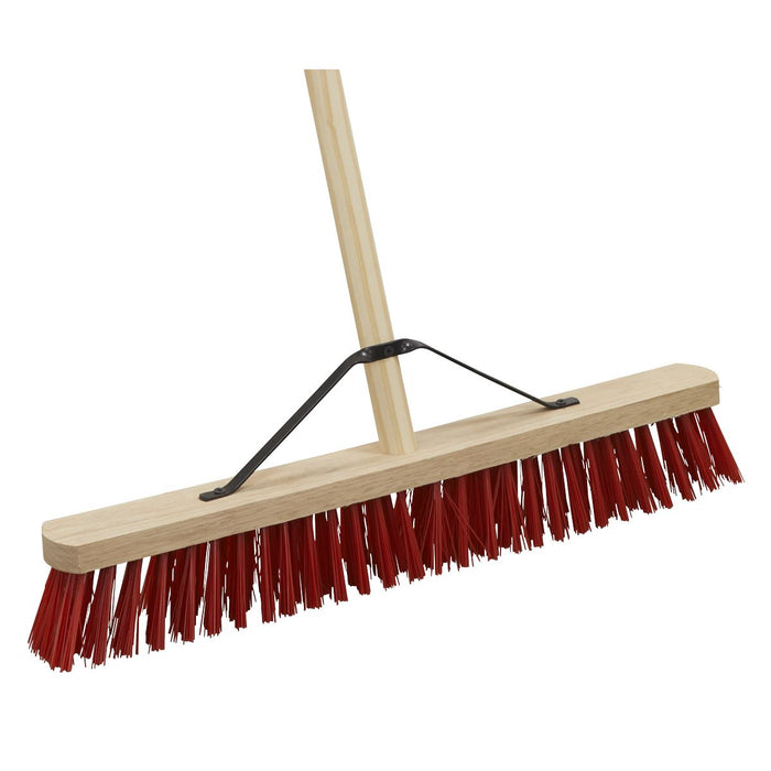 Sealey PVC Bristle Broom 24"(610mm) BM16P Sealey - Dynamic Drive