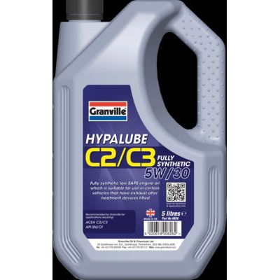 Granville Hypalube C2/C3 Fully Synthetic 5W/30 Mid Engine Oil Additive 5 Litre Granville - Dynamic Drive